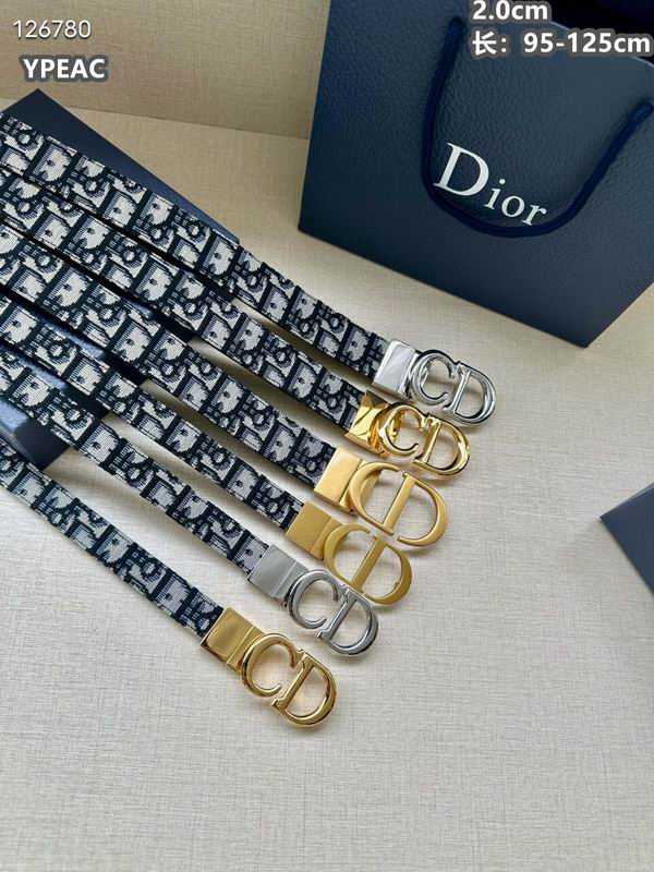Dior belt 20mmX95-125cm 8L22